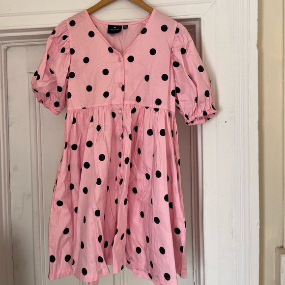open lace back dress Flower Scribble Mini Dress  Lazy Oaf
